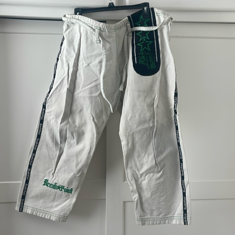 Break point BJJ Jiu jitsu gi pants only. White Adult A3